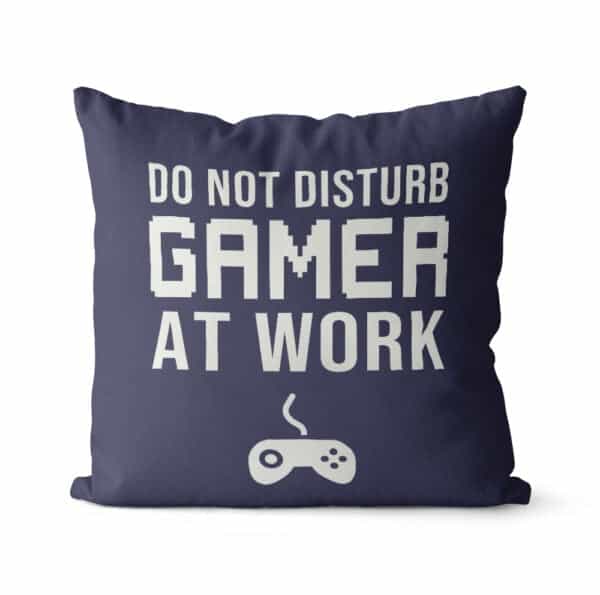 Strivee - Gaming Pillow Cover | "Do Not Disturb Gamer" Cushion Gift for Christmas/Birthday