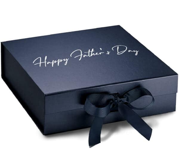 Happy Father's Day Gift Box Script Font Design