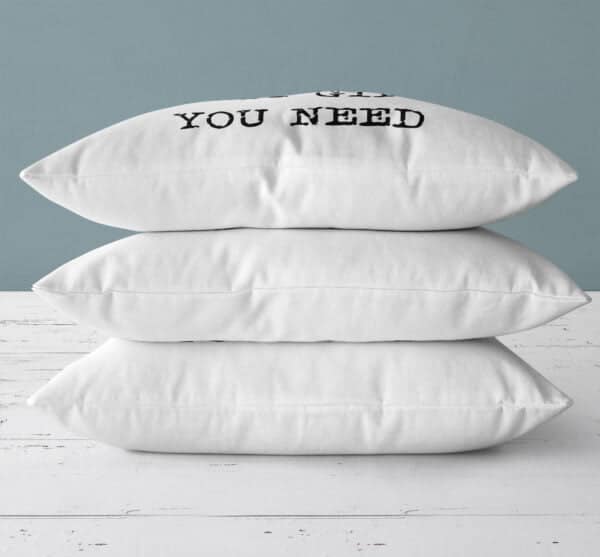 Strivee - Pillow Cover & Insert - Simple Thoughtful Inspirational Cushion Gift Idea | Being My Boss Quote Cushion Gift for His or Her