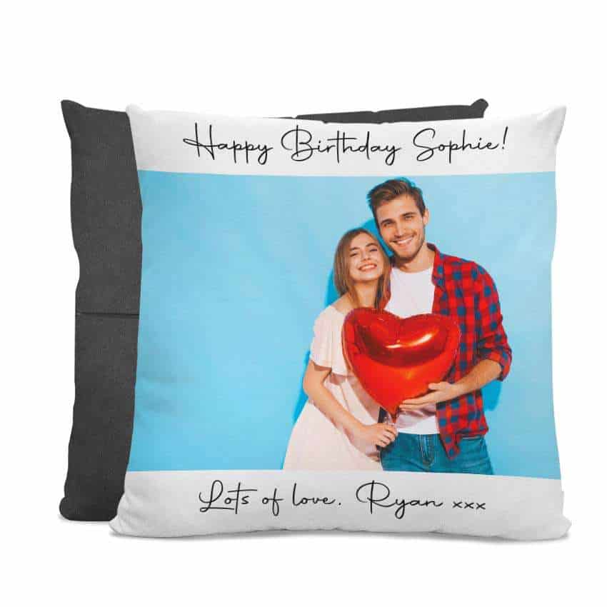 Personalised Cushions with a Photo Text Strivee