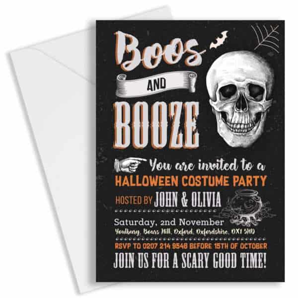 Personalised Halloween Party Invitations