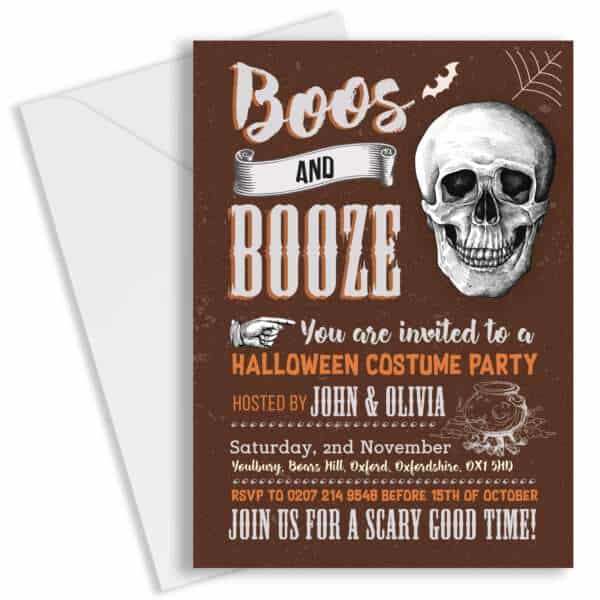 Strivee - Frightfully Fun: Personalised Halloween Party Invitations