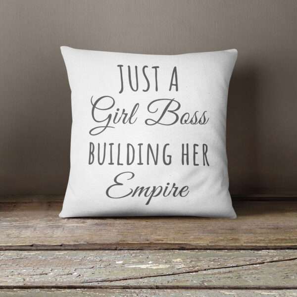 Strivee - Girl Boss Quote Cushion: Stay Motivated in Style