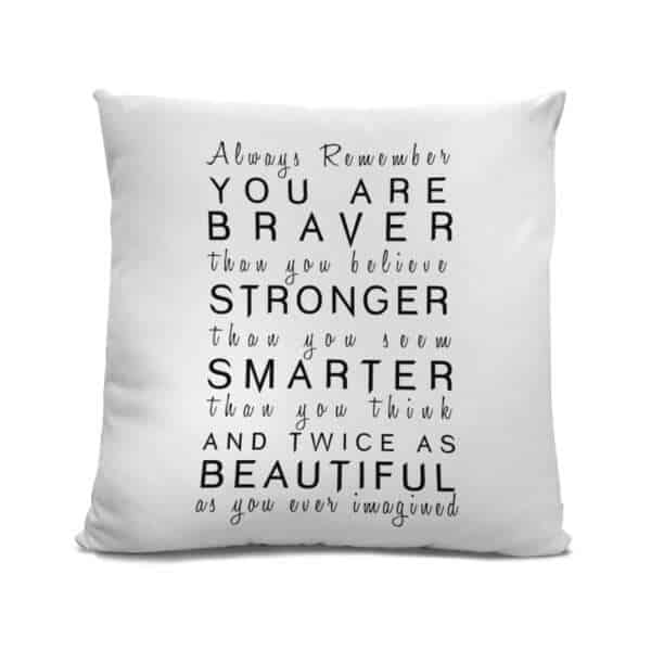 Inspirational Quote Cushion