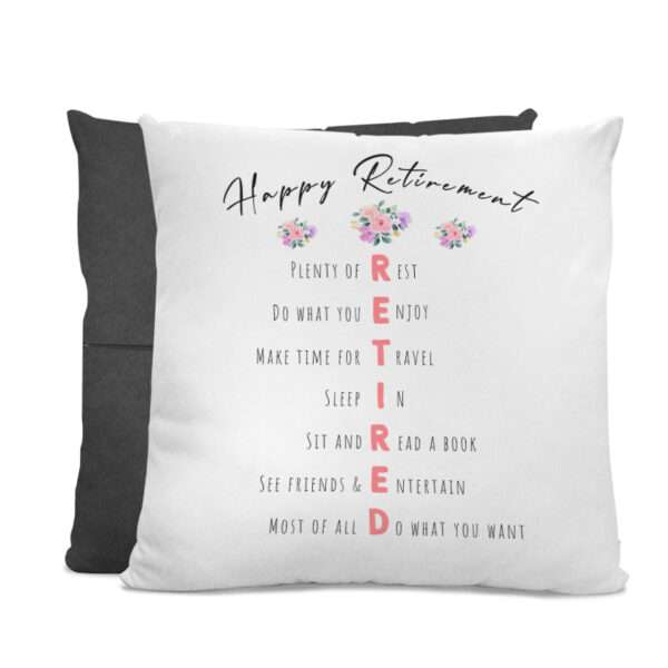 Strivee - Retirement Quote Cushion: Embrace the Next Chapter in Comfort