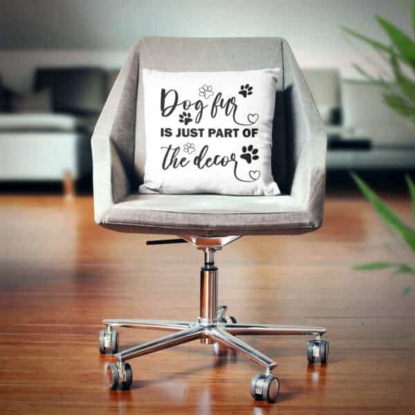 Strivee - Pawsome Fur Therapy: Dog Quote Cushion