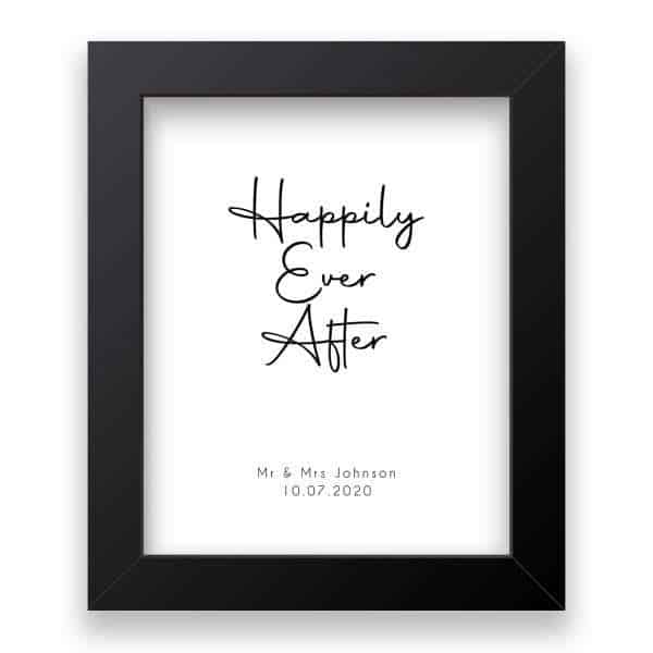Personalised Happily Ever After Print