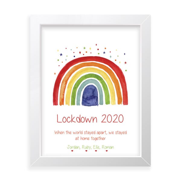 Strivee - Customised Rainbow Wall Art - Add a Splash of Colour to Your Space