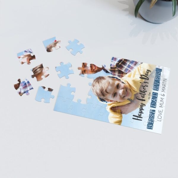 Strivee - Personalised Father's Day Jigsaw Puzzle: Add Photo & Heartfelt Message