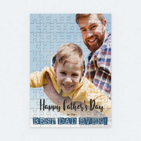 Strivee - Personalised Father's Day Jigsaw Puzzle: Add Photo & Heartfelt Message
