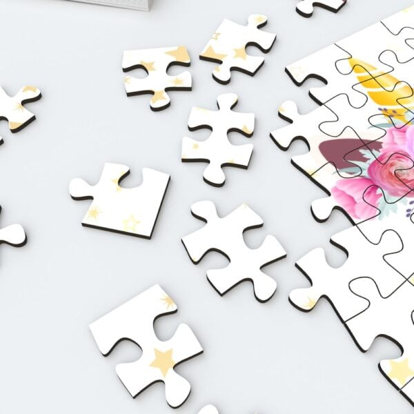 Strivee - Enchanting Personalised Unicorn Name Jigsaw Puzzle - Craft Your Magical Name