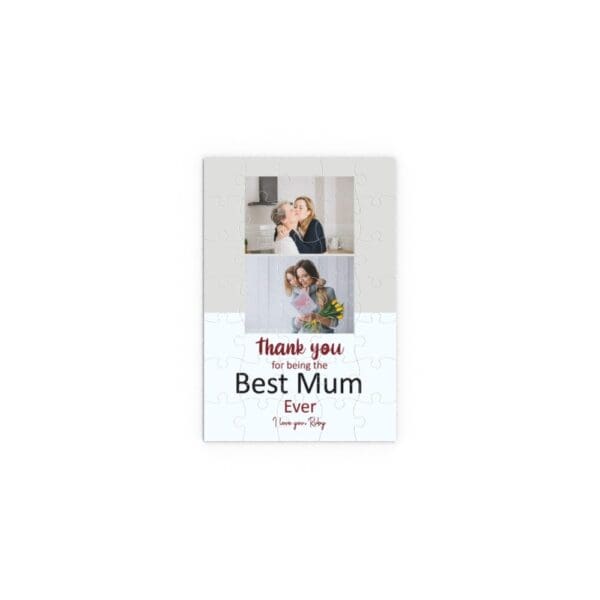 Strivee - Customised Mother's Day Jigsaw Puzzle: Your Photo, Your Message